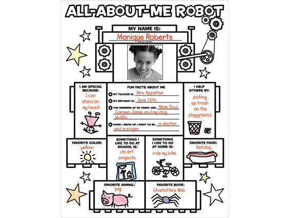 poster: All About Me Robot