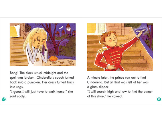inner spread: Cinderella