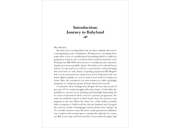book page: The Couple's Guide to In Vitro Fertilization