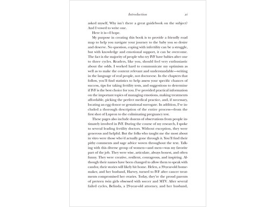 book page: The Couple's Guide to In Vitro Fertilization