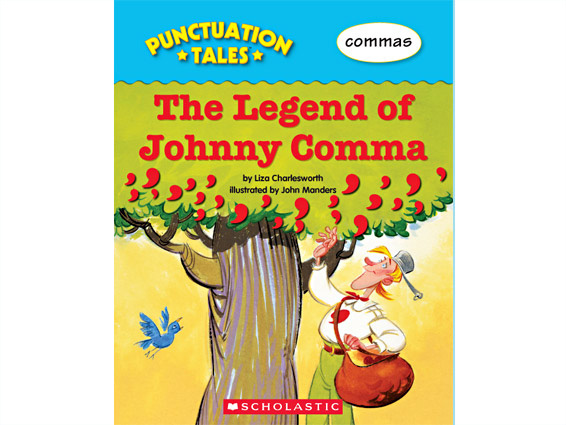 book cover: The Legend of Johnny Comma