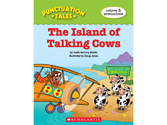 book cover: The Island of Talking Cows
